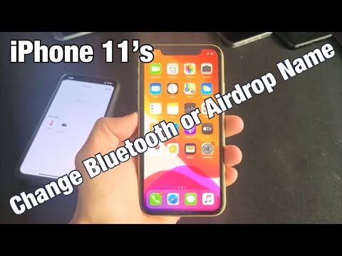 iPhone 11's: How to Change Bluetooth or Airdrop Name