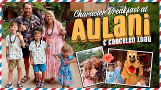 🌺 Disney Aulani Vlog | Character Breakfast, Partially Canceled Luau 😱 + Exploring the Resort!