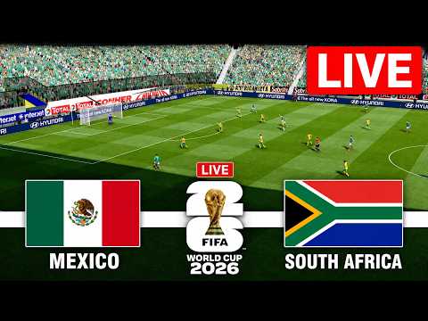 🔴LIVE: Mexico VS South Africa | World Cup 2026 Opening Match | PES 2021 Gameplay