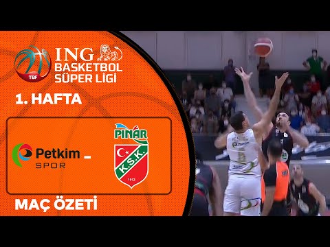 Aliağa Petkimspor-Pınar Karşıyaka özet görüntüler