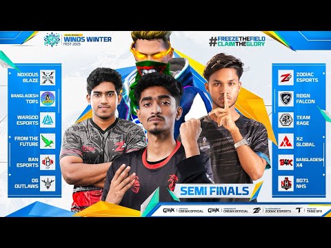 [🔴LIVE ] WINDS WINTER FEST | SEMI-FINAL | CREWX OFFICIAL @raadvaiyt829 @Flickerz7