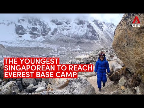 O mais jovem cingapuriano a chegar ao acampamento base do Everest