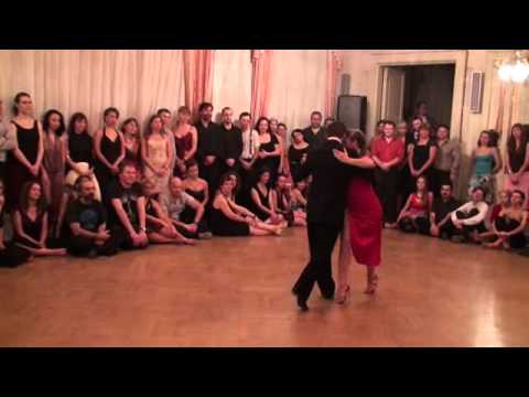  Analía Centurión  and  Gabriel Missé  are  dancing  to  the  tango  "  Paciencia  "