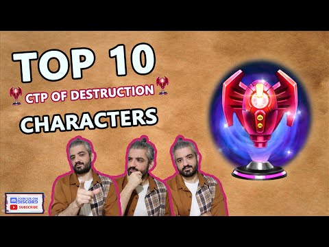 TOP 10 CTP of DESTRUCTION Characters | PVE or PVP | Why & How to use Guide | Marvel Future Fight