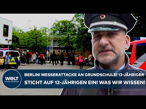 BERLIN: Messerattacke an Grundschule! 13-Jähriger sticht auf 12-Jährigen ein! Was wir bisher wissen!