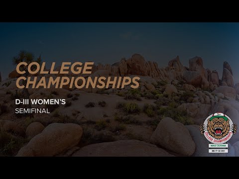Portland vs. Carleton-Eclipse | D-III Women's Semifinal | College Championships 2021