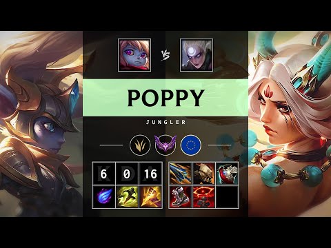 Poppy Jungle vs Diana - EUW Master Patch 25.15