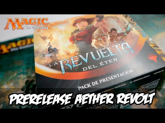 Vídeo relacionado con Magic the Gathering MTG-AER-BU-EN - Cartas Aether Revolt (La revuelta del éter) en Idioma inglés