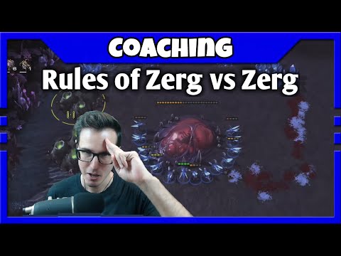 StarCraft 2  - Rules of Zerg vs Zerg | ZvZ Diamond 2 coaching