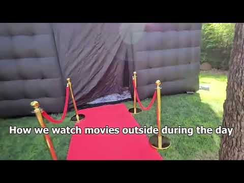 Promotional video thumbnail 4 for Backyard Movie Theater