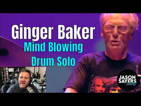 Drummer reacts to Ginger Baker - Mind Blowing Drum Solo