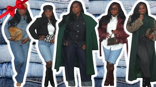 How to Style Denim This Winter ❄️ Easy Outfit Ideas | Vlogmas Day 24 
