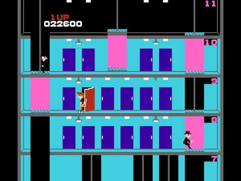 Elevator Action (NES) playthrough