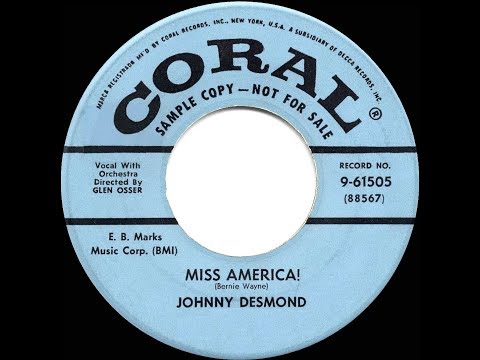 1955 Johnny Desmond - (There She Is) Miss America!