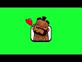 Hog Rider Clash Royale Emote Green Screen