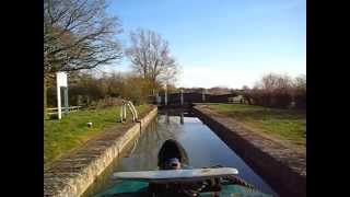 preview picture of video '10/03/2015 (2) Narrowboat trip - Lower Heyford to Dashwoods Lock on the Oxford Canal.'