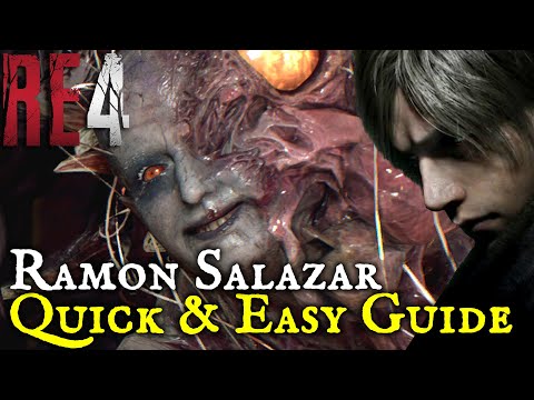 RE4 Defeat Ramon Salazar (Boss Fight Guide) Resident Evil 4 Remake