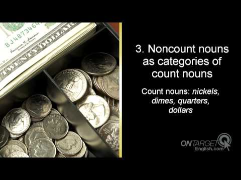 英語の数え名詞・非数え名詞入門 (Introduction to English count and noncount nouns)
