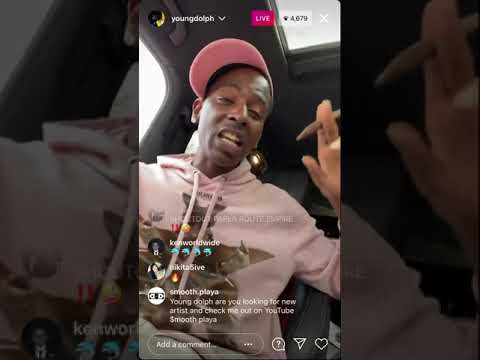 Young dolph banging new key Glock