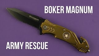 Boker Magnum Army Rescue (01LL471) - відео 1