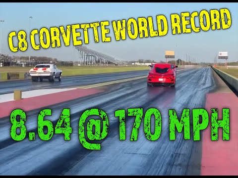 Chevrolet Corvette C8 de 1.000 hp rompe récord