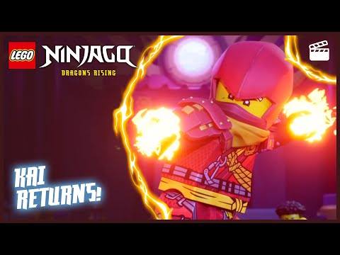Kai's Shocking Return! 🔥😲 | Episode Clip | Lego Ninjago: Dragons Rising