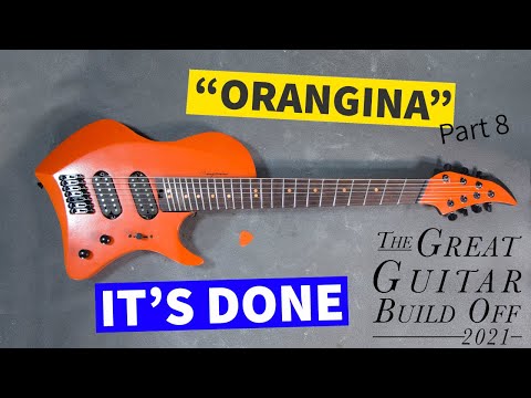 Great Guitar Build Off - Orangina - Polish & Assembly - Part 8