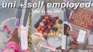 balancing being a uni student + self employed