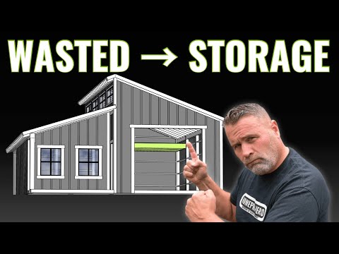 Adding 150sqft of Loft Storage to My DIY Pole Barn