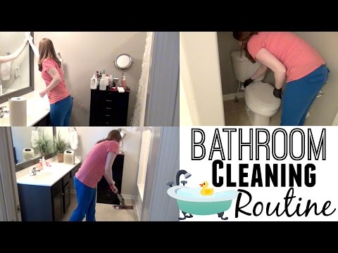 CLEAN WITH ME! | SPEED CLEANING MY BATHROOM | Collab with Style Mom XO Video