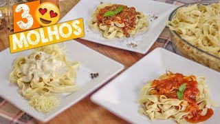 3 MOLHOS PARA MACARRÃO FÁCEIS PARA O DIA DAS MÃES | Nandu Andrade