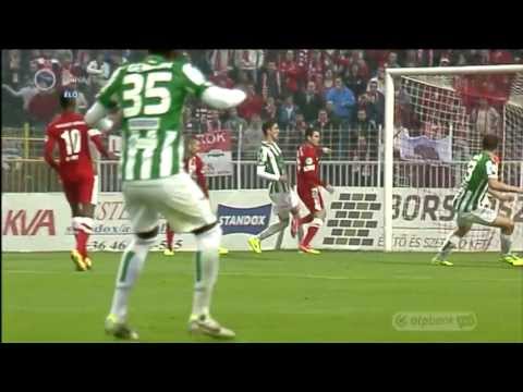 Böde Dániel első gólja a DVTK - Ferencváros TC mérkőzésen