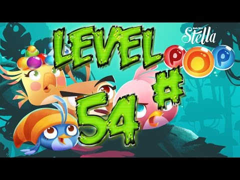 Let's Play Angry Birds Pop - Level 54 Walkthrough