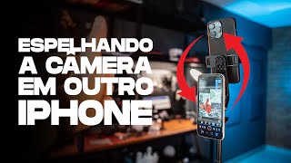 Como ESPELHAR e controlar a CÂMERA do iPhone em outro iPhone ou iPad?