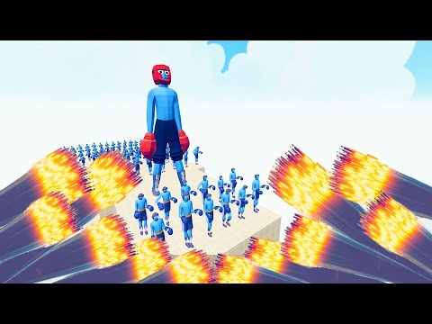 100x BOXER + GIANT BOXER vs EVERY BOSS - Totally Accurate Battle Simulator |TABS