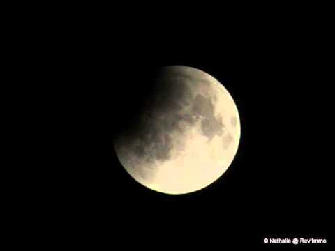 Eclipse et lune rouge à Sxm 15 04 2014