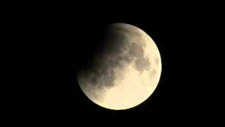 Eclipse et lune rouge à Sxm 15 04 2014