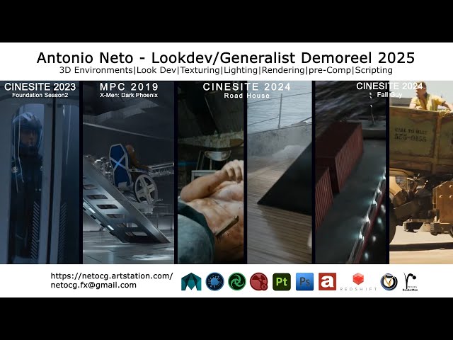 Lookdev/Generalist Demoreel 2025