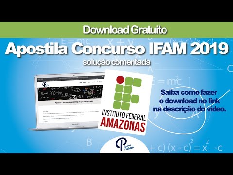 Concurso IFAM 2019 - apostila completa para download