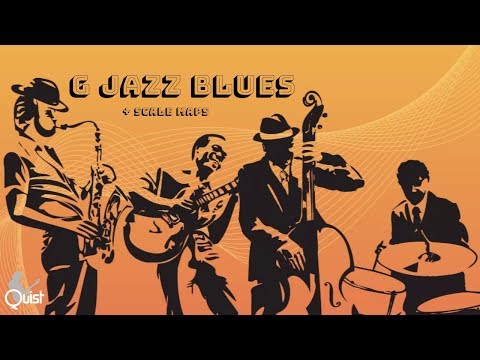 G Jazz Blues Backing Jam Track | Medium Up Swing