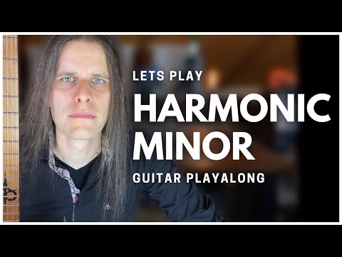 LETS PLAY HARMONIC MINOR SCALE | #guitar #lesson with #tabs