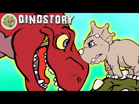 Dinosaur Battles | No Don't Eat Me | Dinosaur Songs from Dinostory by Howdytoons S1E8