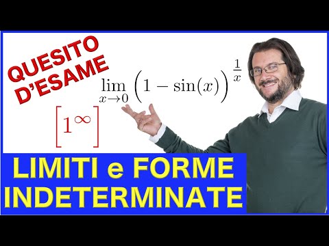 Limiti e forme indeterminate 1 alla infinito, quesito d'esame
