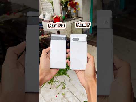 Pixel 6a vs. Pixel 7 || Design- und Kameravergleich! #shorts