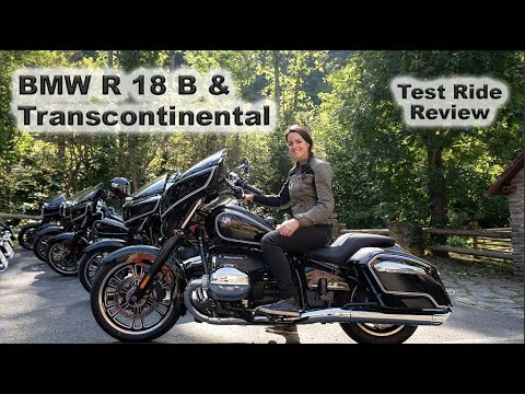 BMW Motorrad R 18 B & Transcontinental - Test Ride Review of the new Big Bavarian Bagger 2022