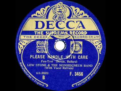 1933 Lew Stone - Please Handle With Care (Al Bowlly, vocal)