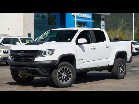 2020 Chevrolet Colorado Crew Cab Short Box 4-Wheel Drive ZR2 in White for sale at Salmon Arm Chevrolet Buick GMC in Salmon Arm, BC