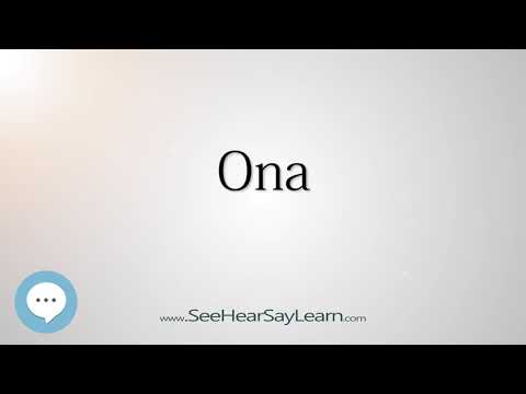 Ona (How to Pronounce Cities of the World)💬⭐🌍✅