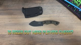 Is this Kizer playing Chess ?? ... The Rook fixed blade