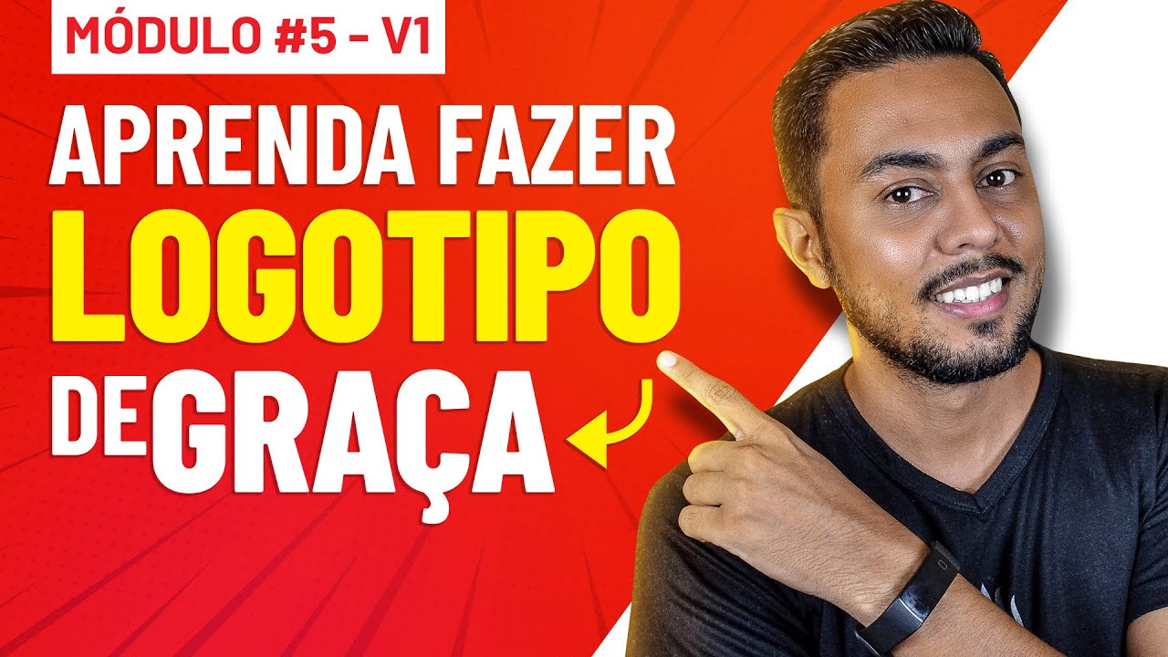 🎓 COMO FAZER LOGOTIPO [DE GRAÇA] NO CANVA | Tutorial | Módulo 5 | Aula 1